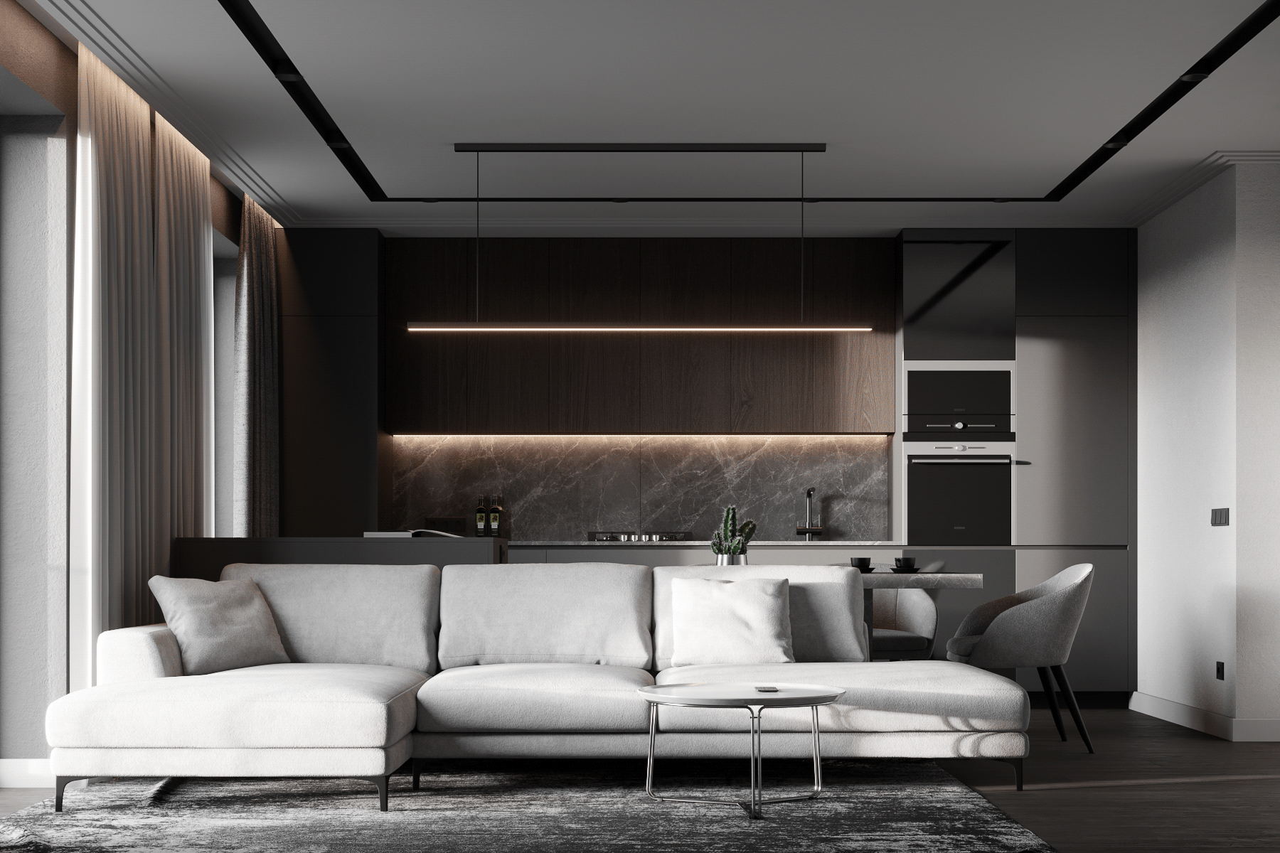 59㎡小空间公寓设计 超舒适！-4