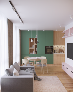 法伊娜公寓丨乌克兰基辅丨Lyubov Zavoychynska