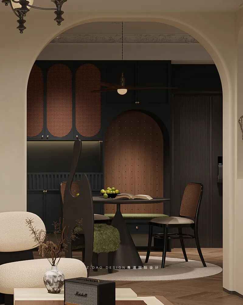 尊道新作|合肥『紫竹苑』90后偷偷爆改旧房，法式复古风，宅瘾超标！-53