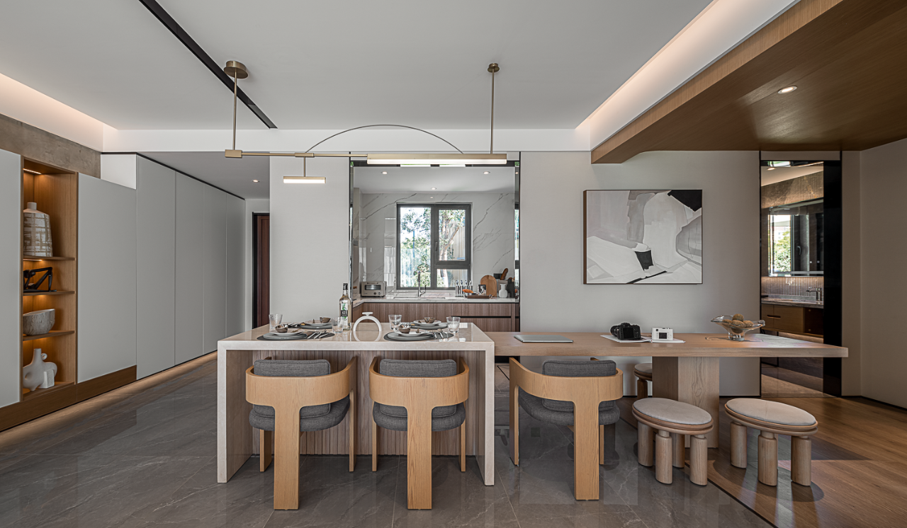 自然之境,现代简约的诗意居所丨中国银川丨重庆米修室内设计有限公司-7