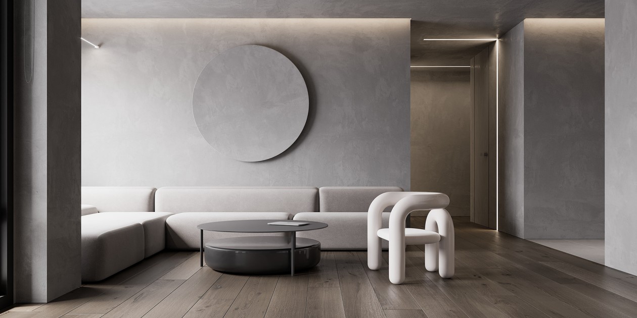 170㎡简约风公寓 舒适而时尚，-4