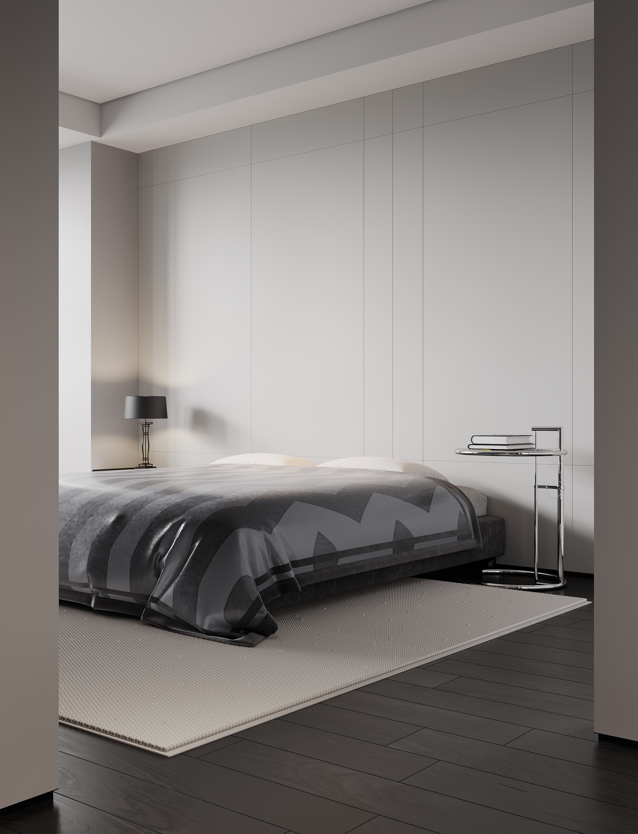 现代极简风，客厅、卧室-14