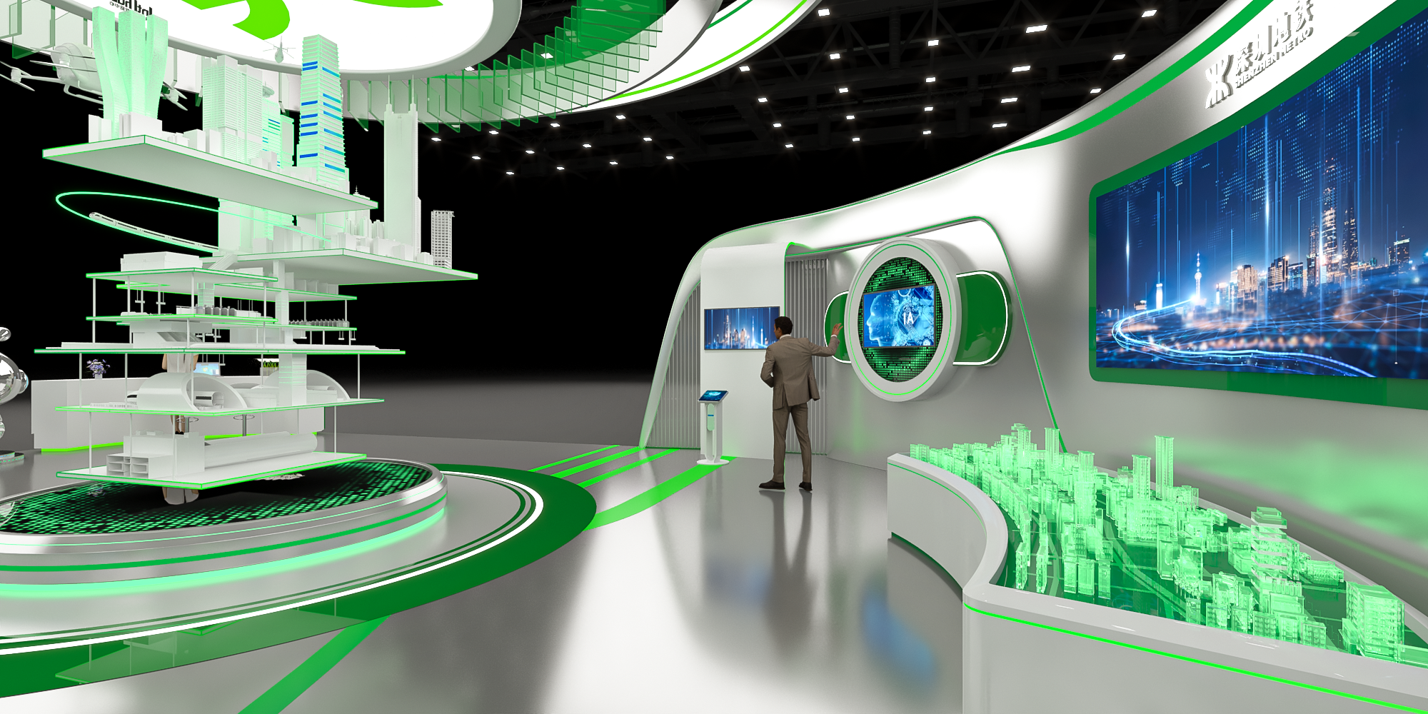 深铁为民 • 科技轨道交通 • 高交会深铁集团展台-5