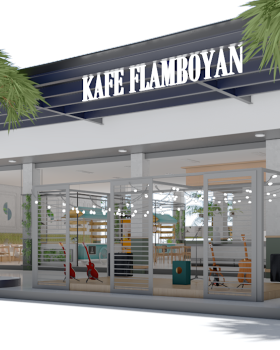 KAFE FLAMBOYAN 室内设计丨印度