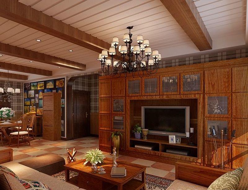 年轻情侣装修哈南碧桂园110平古典美式两居-19