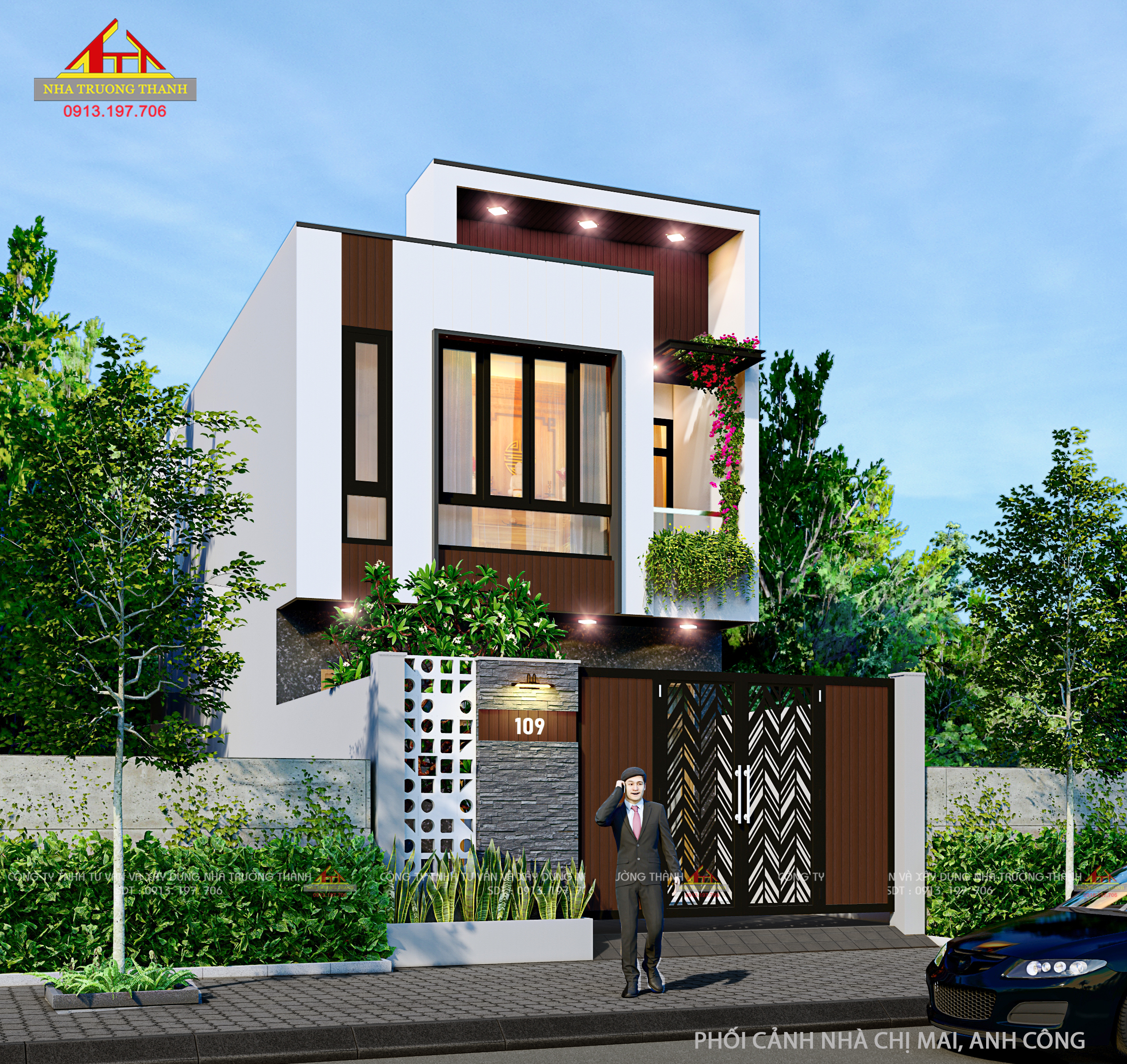 Nội thất, ngoại thất nhà chị Mai, anh Công ( Đà Nẵng )-0