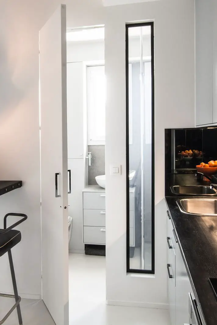 巴黎 20m2 公寓 | 建筑师巧妙打造舒适三人居-13