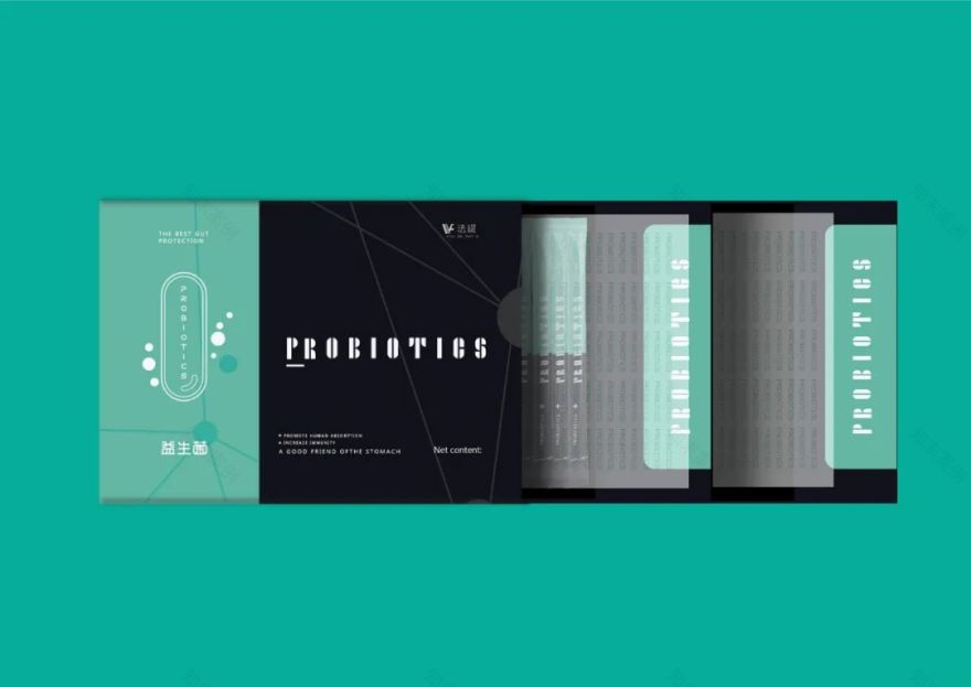保定法鵜益生菌店,对比色设计吸引眼球-49