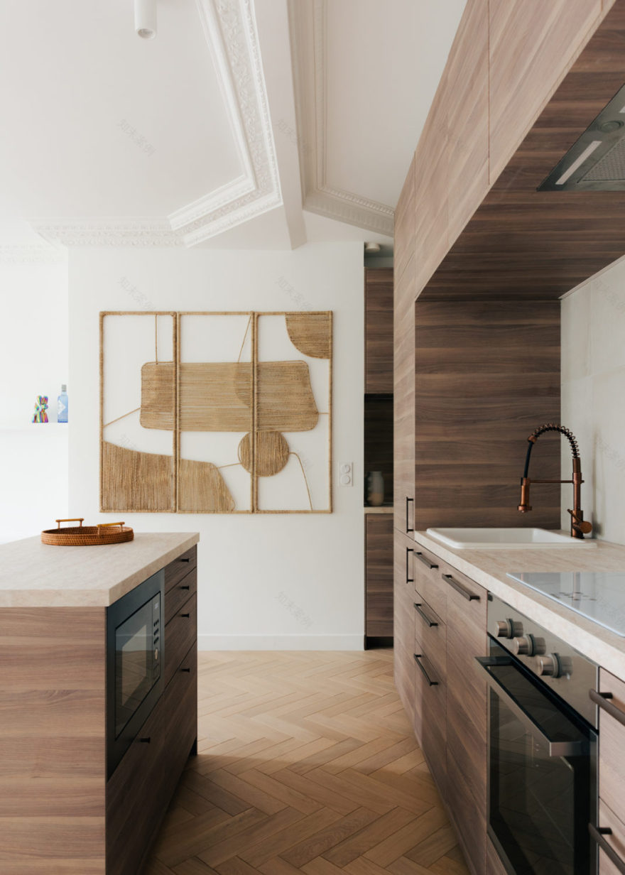 50m² Ternes弓形窗明亮空间打造项目丨法国巴黎丨Bän Architecture-13