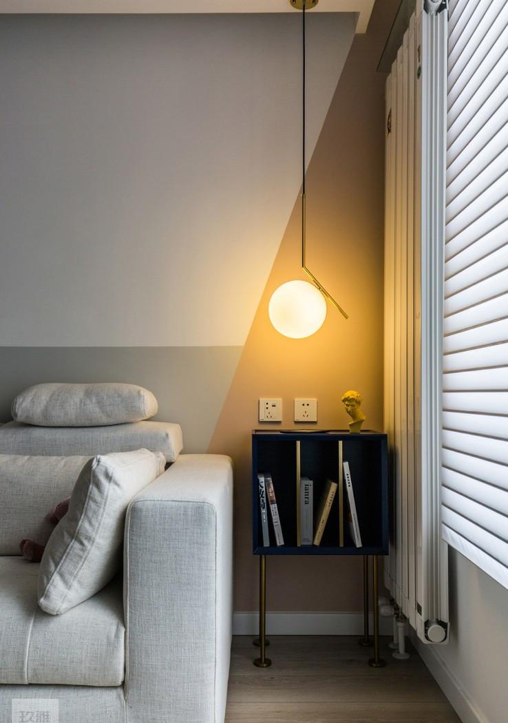 全能格局,珊瑚橘色点缀的玖雅平层设计-47