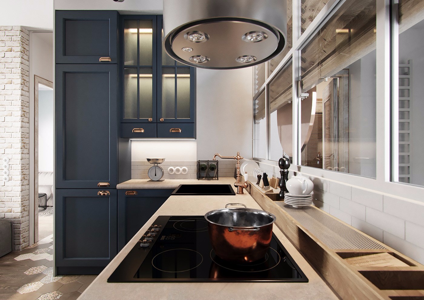 乌克兰基辅北欧风联排别墅设计-5