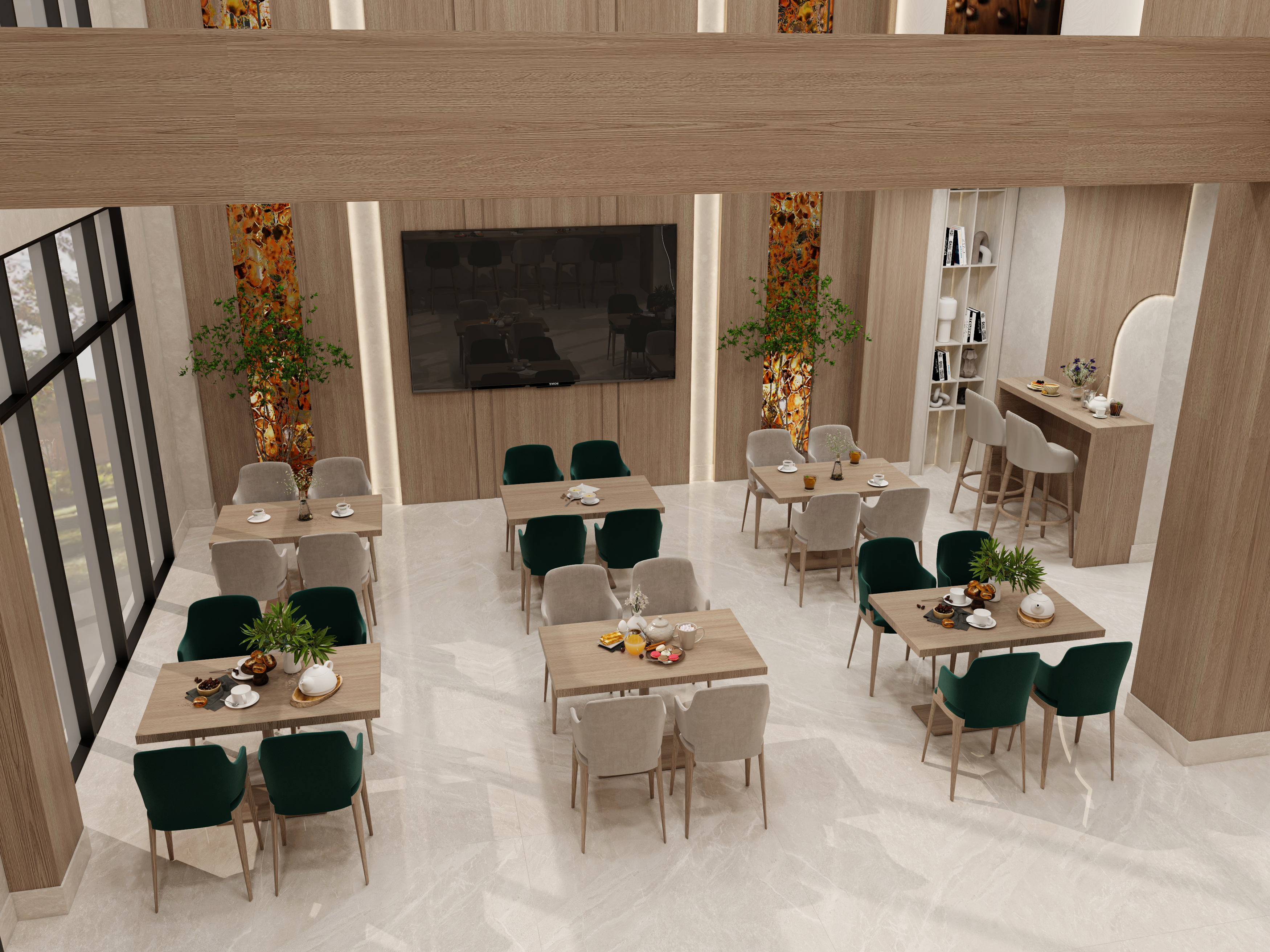 Coffee Shop Design In KSA.-8