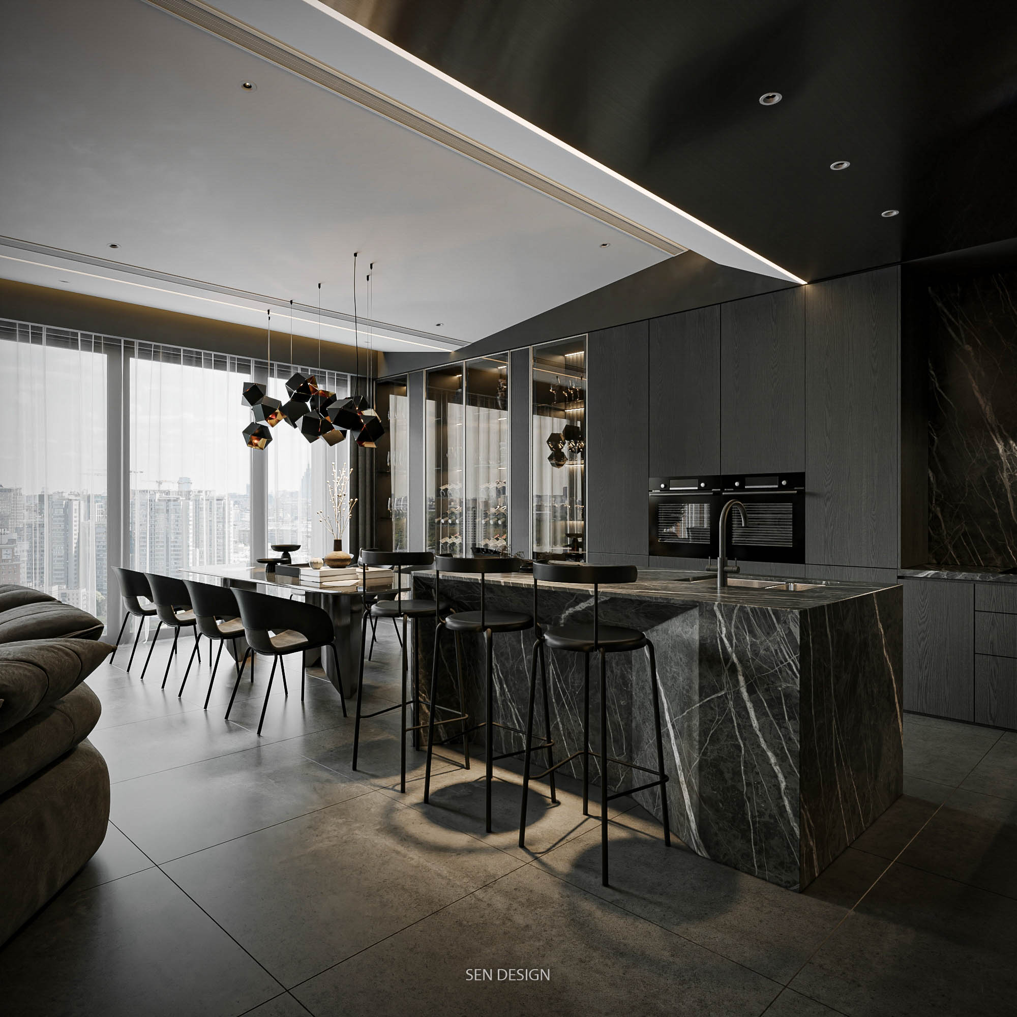 PENHOUSE APARTMENT大平层-10