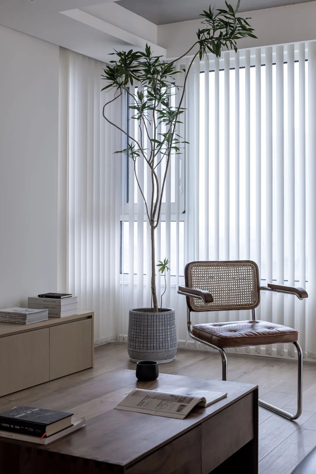 水泥漆+原木，感受极简的温度 | 吾索设计-18