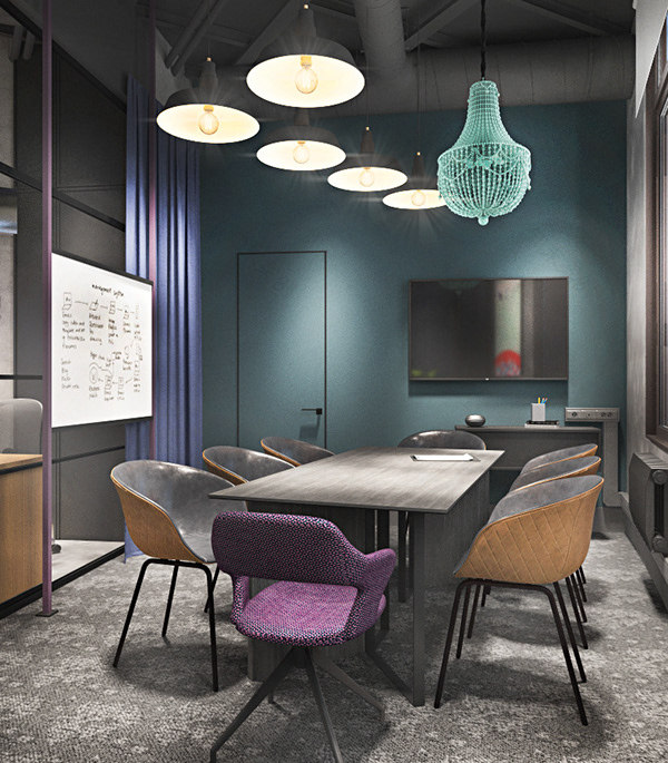 办公室设计项目丨RedLine 设计工作室-3