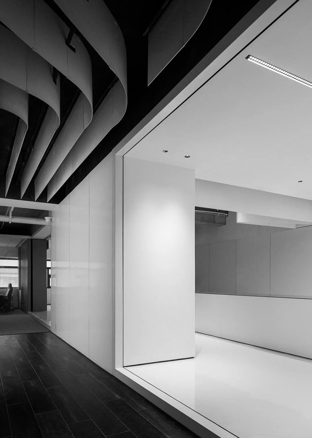 武汉圣惠康生物医药科技办公展厅 | 几何理性,寂静有力-48