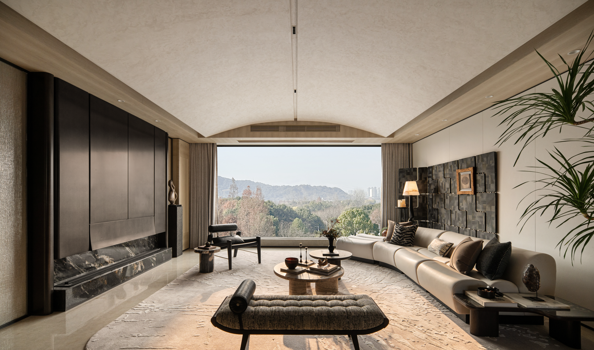 【IF DESIGN】新松弛主义丨杭州咏湖云庐中叠丨中国杭州丨软装IF DESIGN羽果设计-2