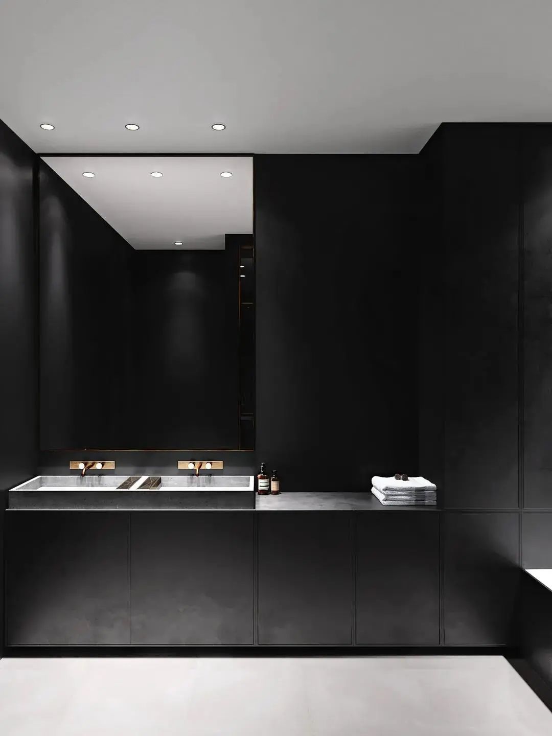 摩登时代大平层,水泥灰与木质元素的自然碰撞-6