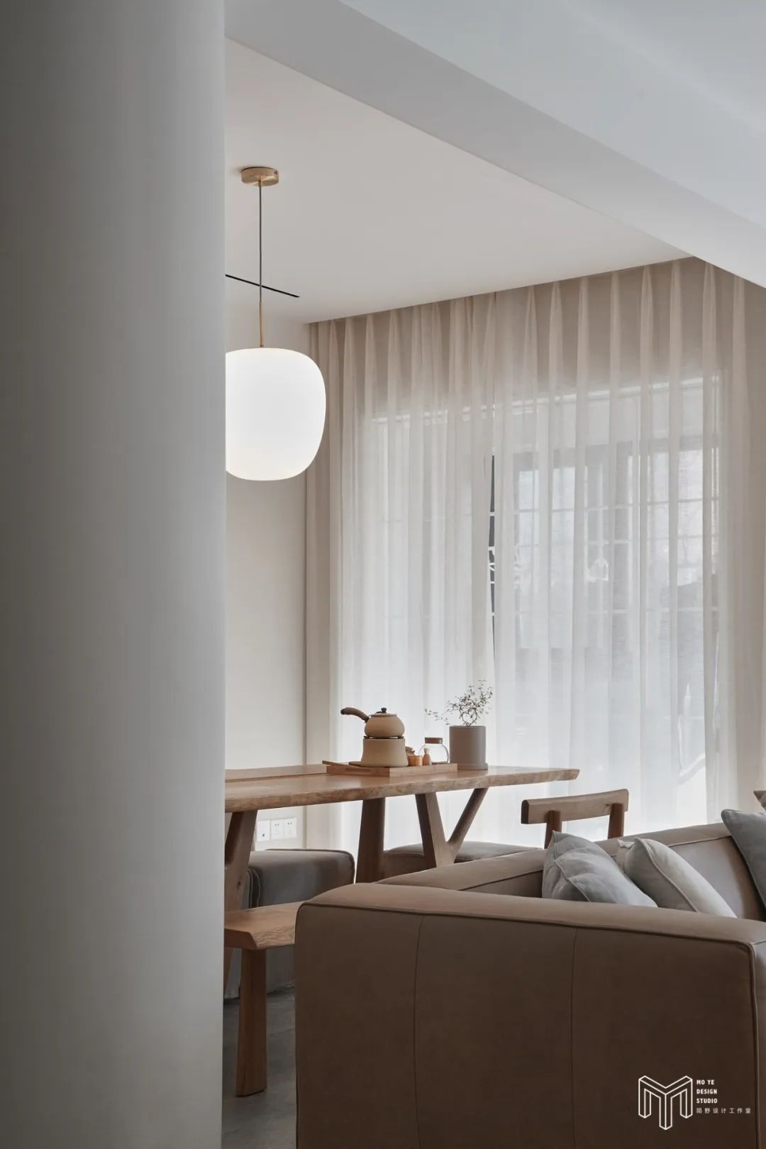 陌野 Keep green · 南向采光的宁静舒适之家丨MOYE Design-15