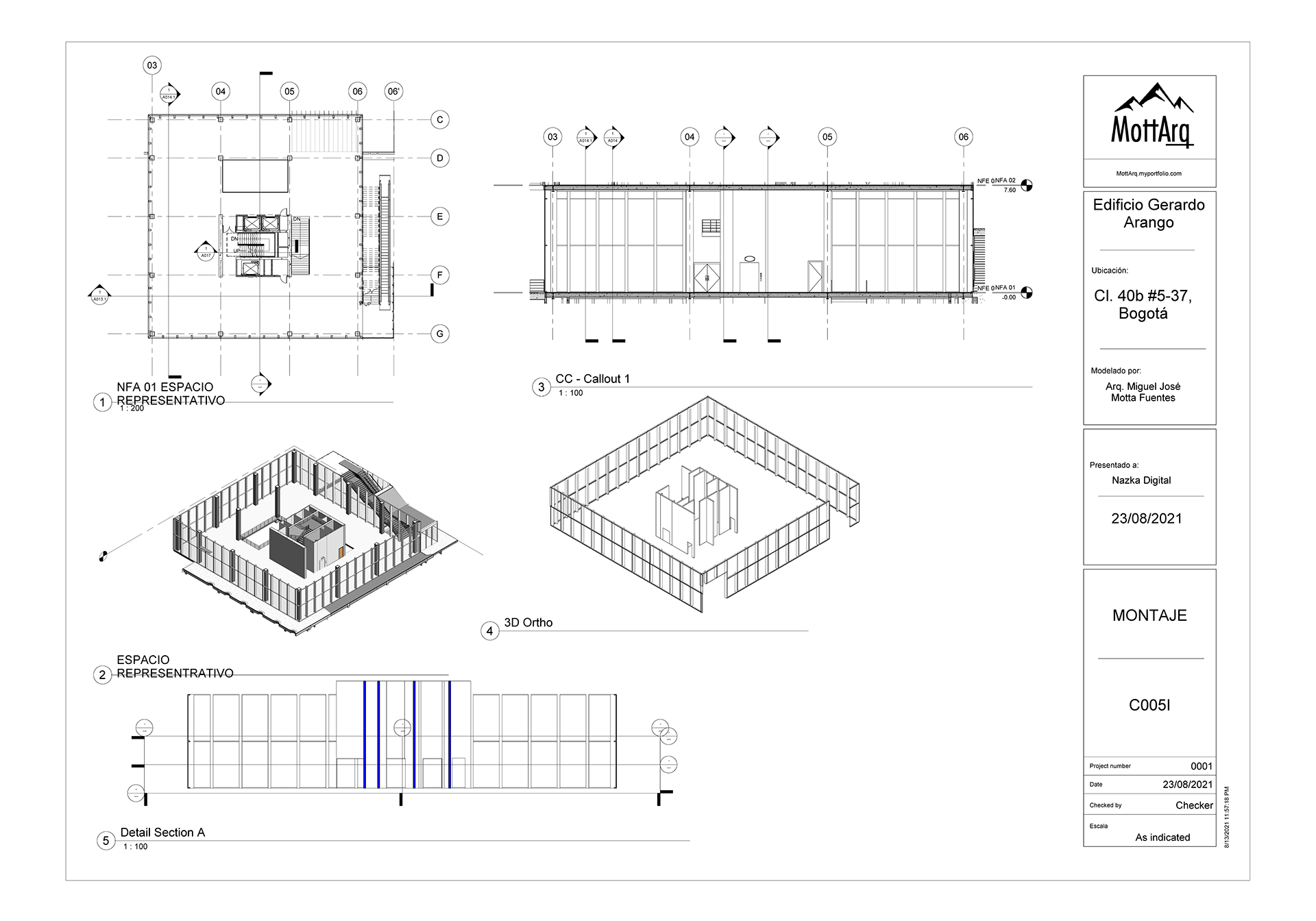 U Javeriana 艺术大楼建模-17