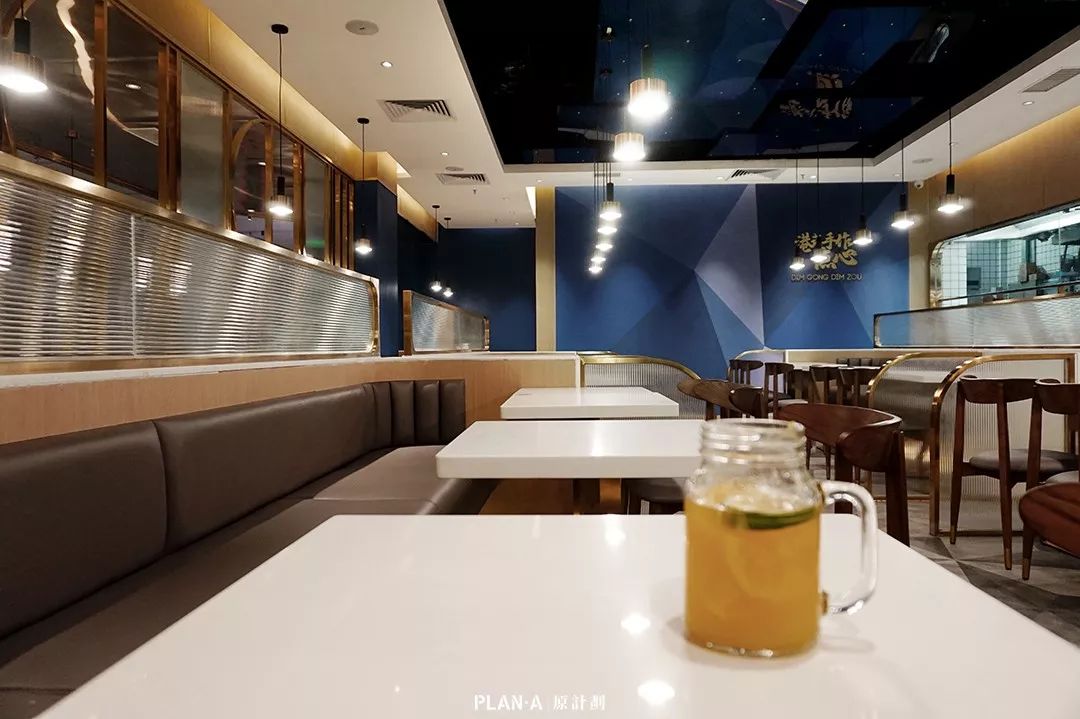 广州美林 M·LIVE 天地“点港点造”餐厅,蓝色主调展现创新精神-42