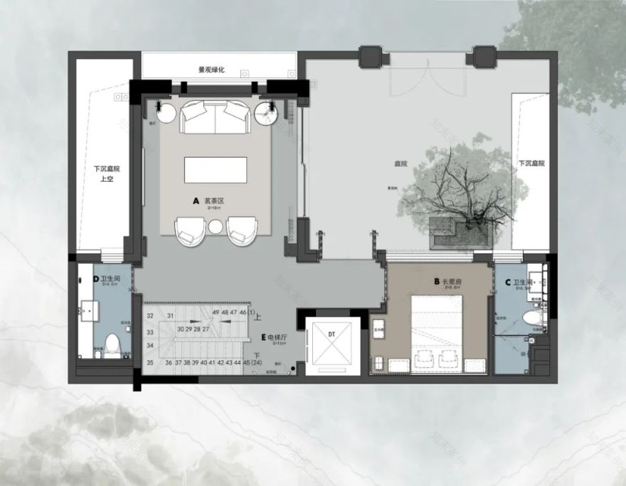 解构当代美学,重塑东方合院 | 诗意空间设计-88