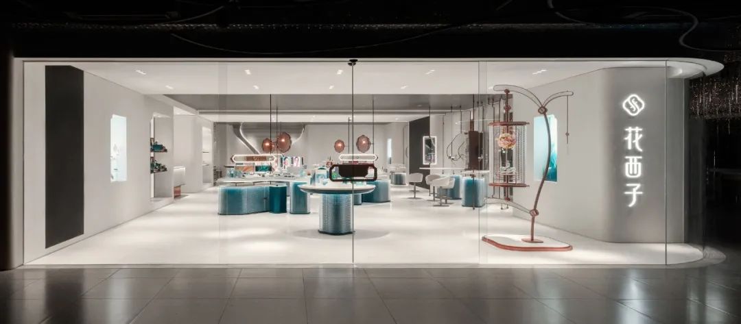 花西子「隐园」全球首家线下旗舰店丨中国杭州丨leaping creative 立品设计-23