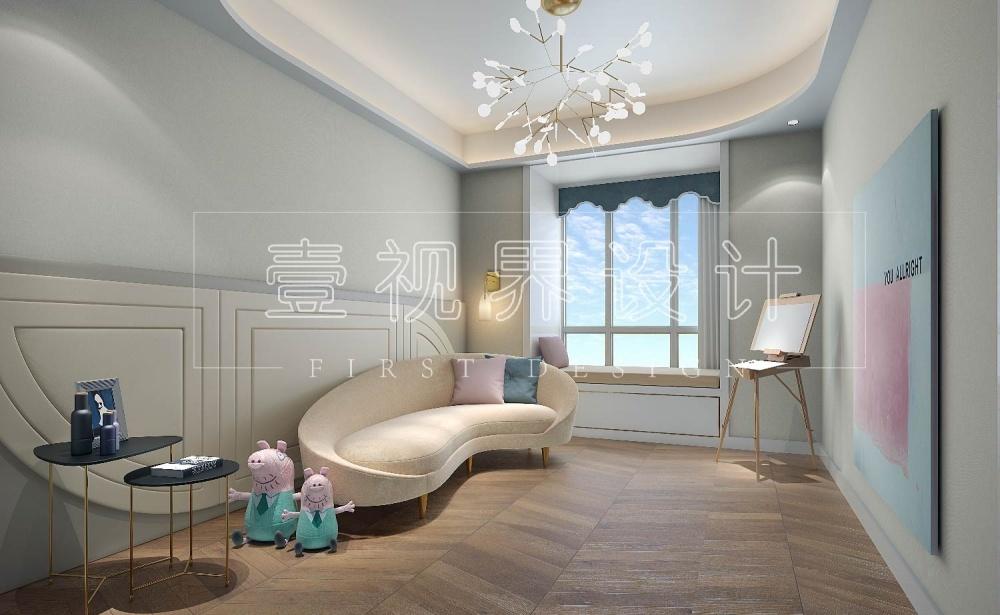 山水湖滨空中别墅,打造精致高级室内空间-5