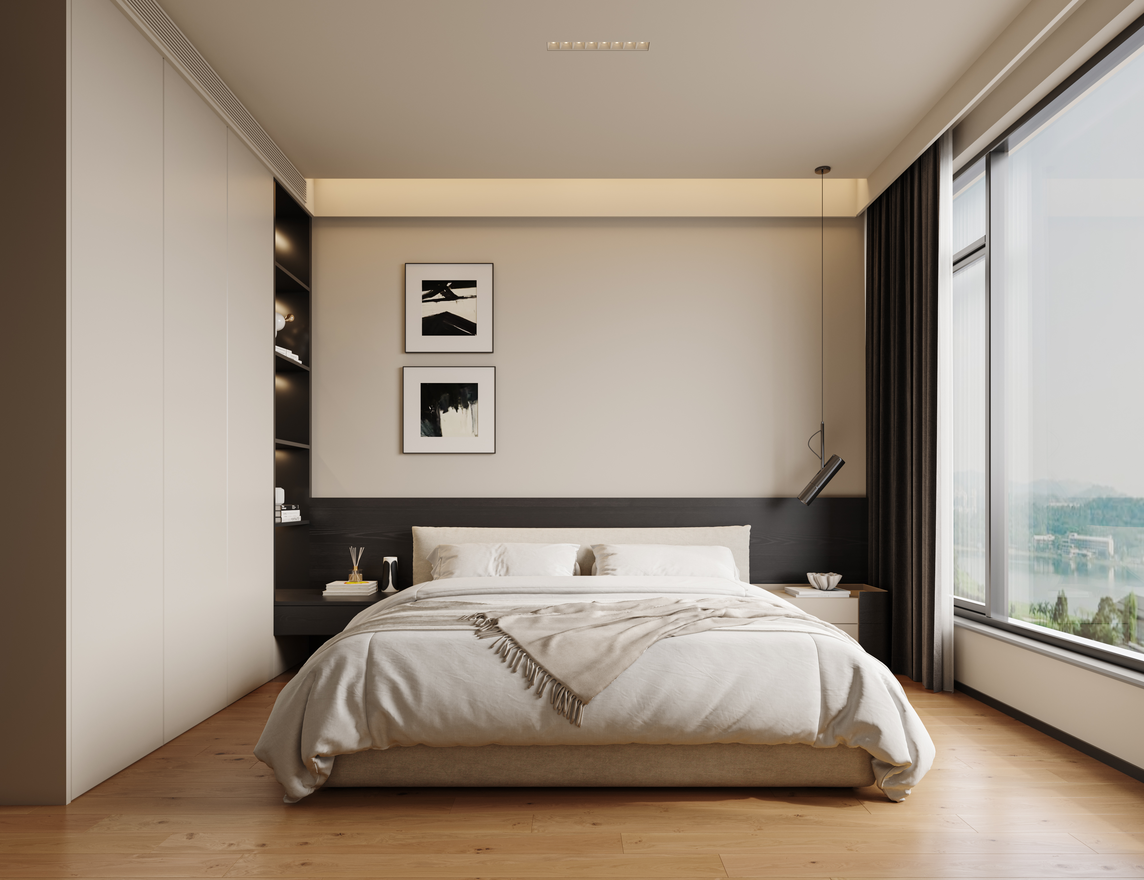 慈溪自建房室内外一体设计-1