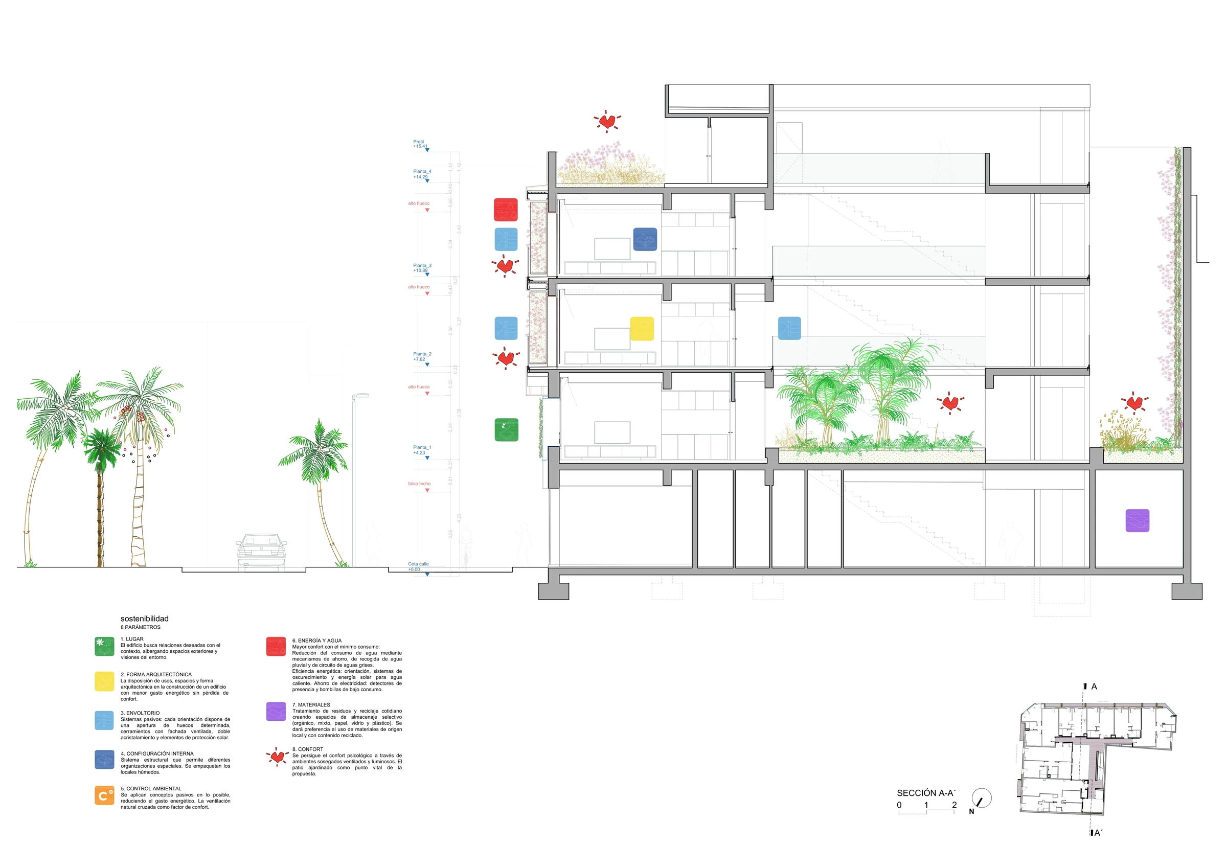 绿意盎然的城市花园——西班牙 Las Palmas de Gran Canaria 公寓设计-27