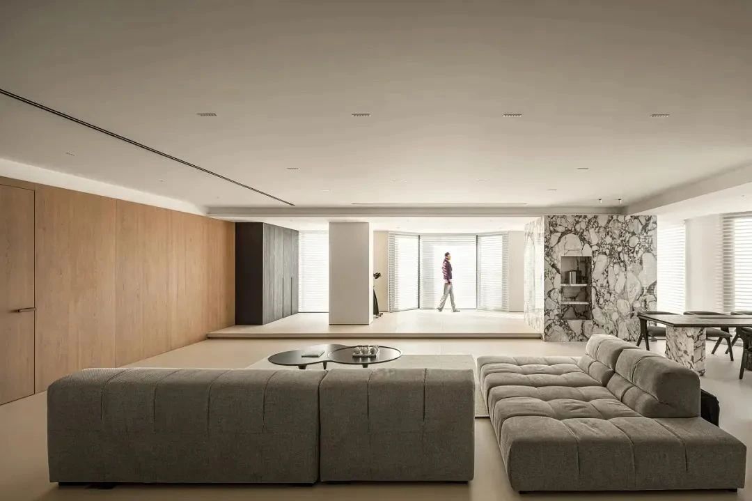 270㎡极简私宅丨末染设计-33