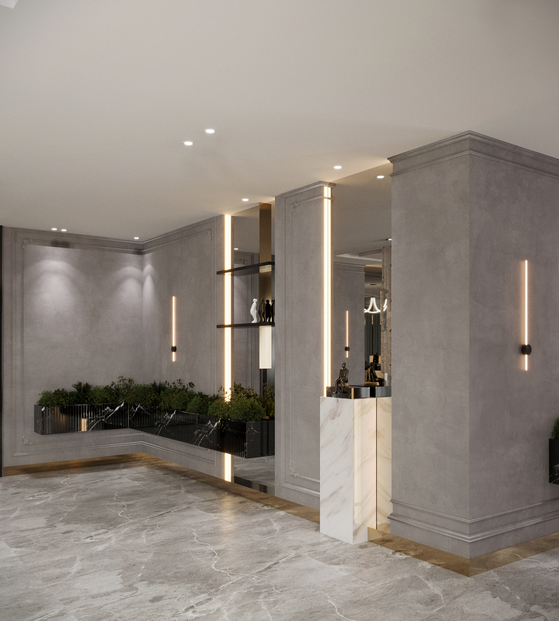 接待家庭客厅丨沙特阿拉伯丨Sara Lotfy-16