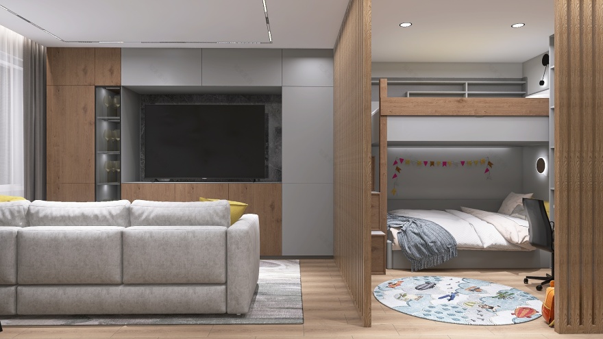 СЕМЕЙНЫЙ КВАРТАЛ В 50 КВ.М: ДЛЯ РОДИТЕЛЕЙ и ДЕТЕЙ-27