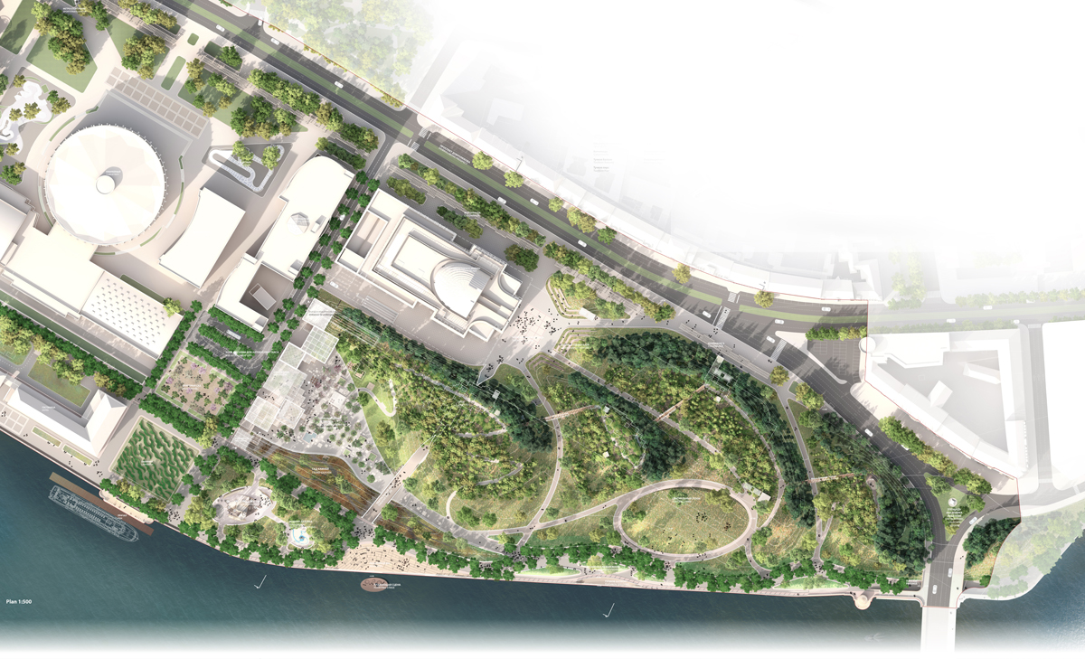 “Тучков буян”公园景观建筑概念设计丨俄罗斯圣彼得堡丨“Студия 44”（俄罗斯圣彼得堡）+ WEST 8（荷兰鹿特丹）-21