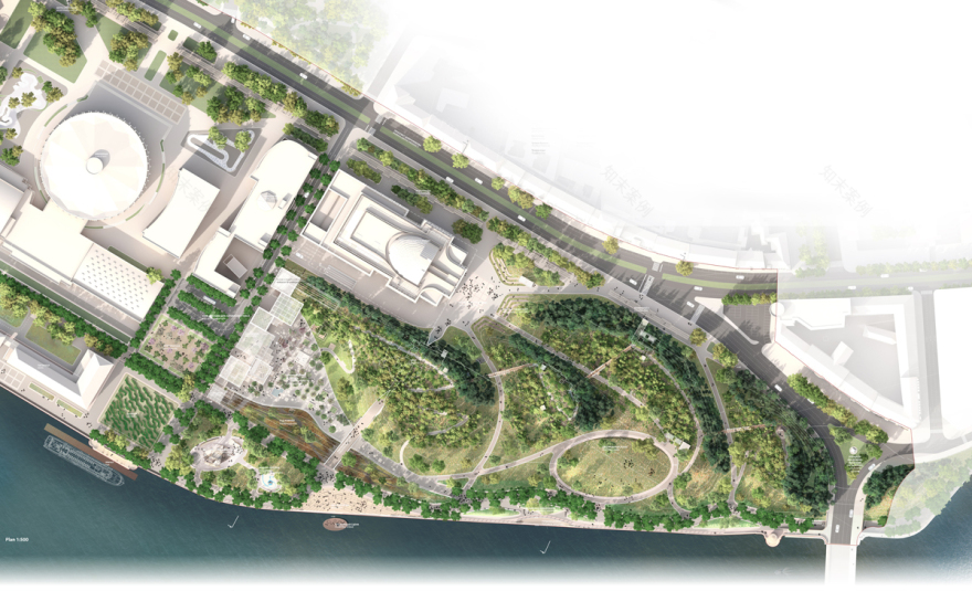 “Тучков буян”公园景观建筑概念设计丨俄罗斯圣彼得堡丨“Студия 44”(俄罗斯圣彼得堡)+ WEST 8(荷兰鹿特丹)-21