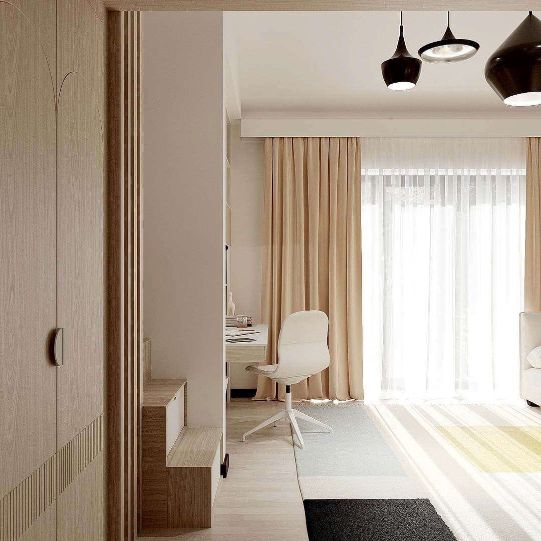 Мебель в карамельных тонах в детскую девочки от «Mamka™»-2