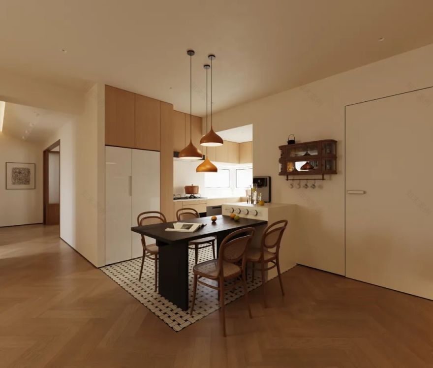 110 平方原木奶油风家丨中国广州丨壹贰壹捌设计事务所-20