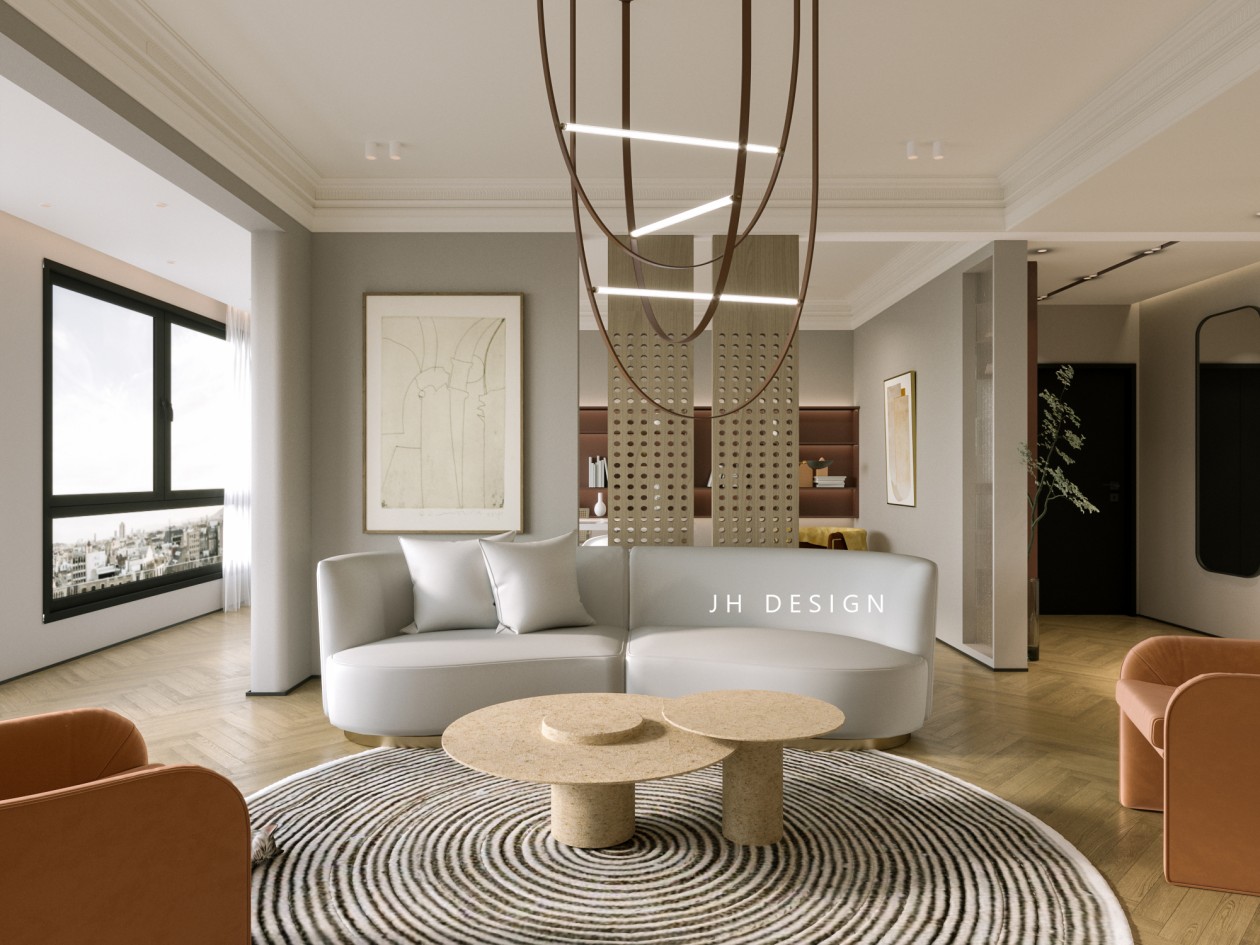 现代优雅法式住宅-1