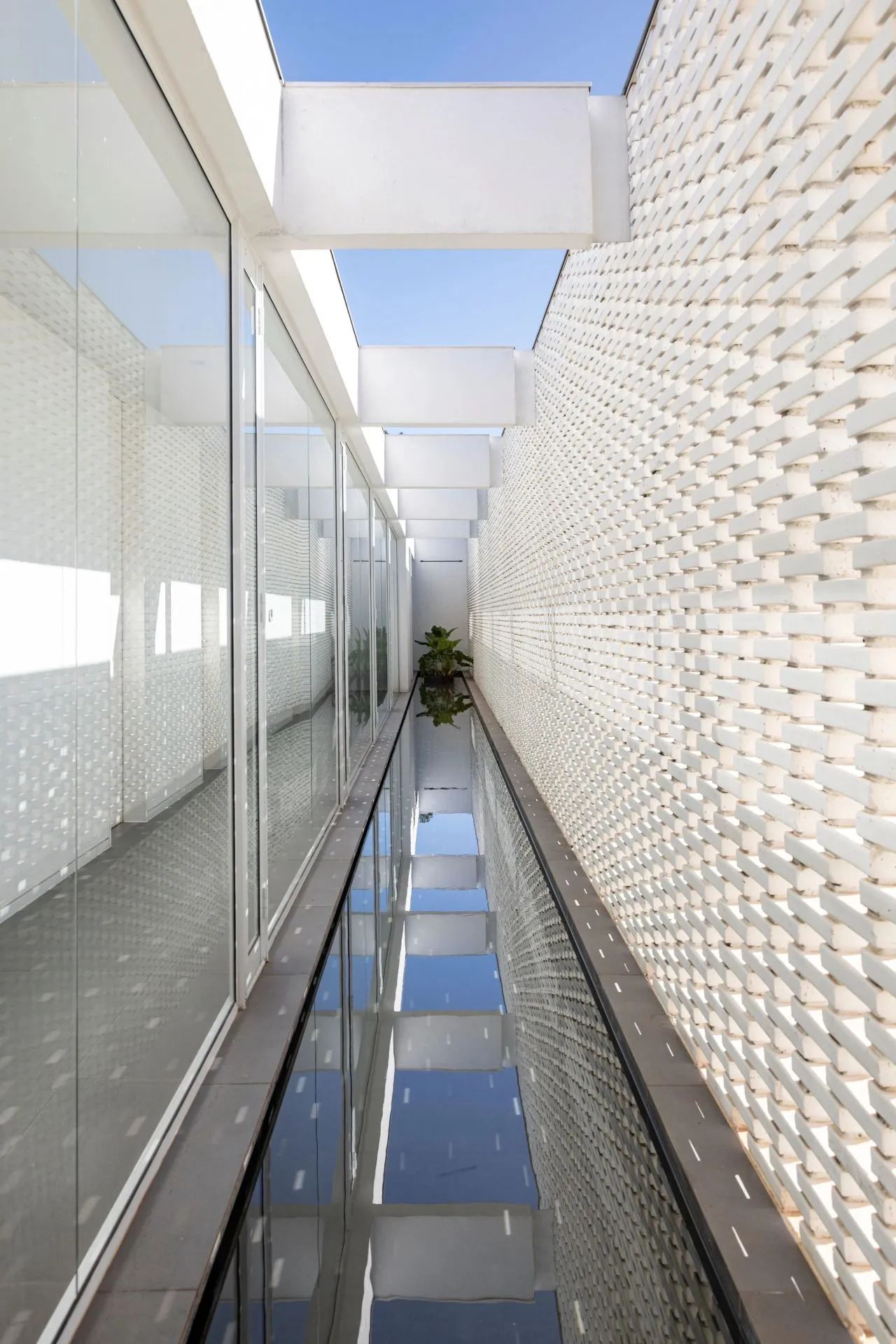 “牛奶蜂巢”屋|White Bricks 住宅丨巴西巴西利亚丨BLOCO Arquitetos-37