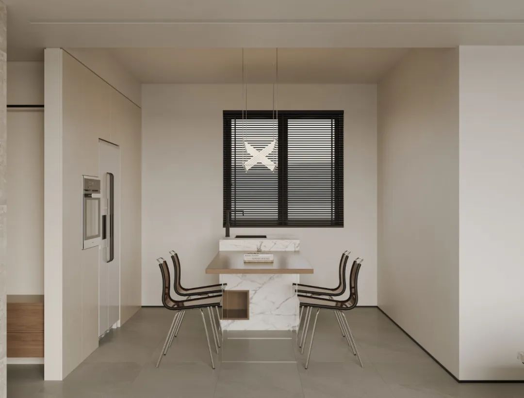 万象华府现代奶油白空间设计丨端石设计事务所-16