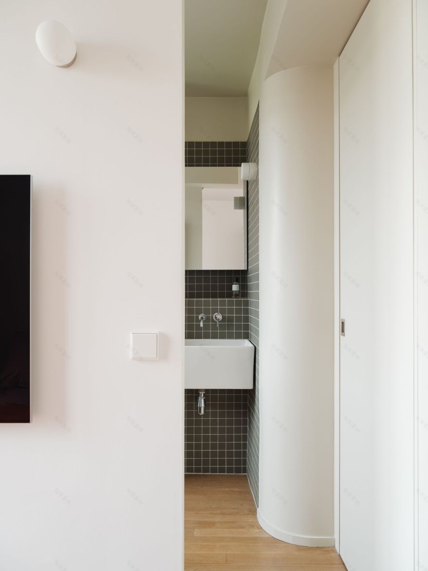 巴黎45平迷你复式公寓改造丨法国巴黎-35