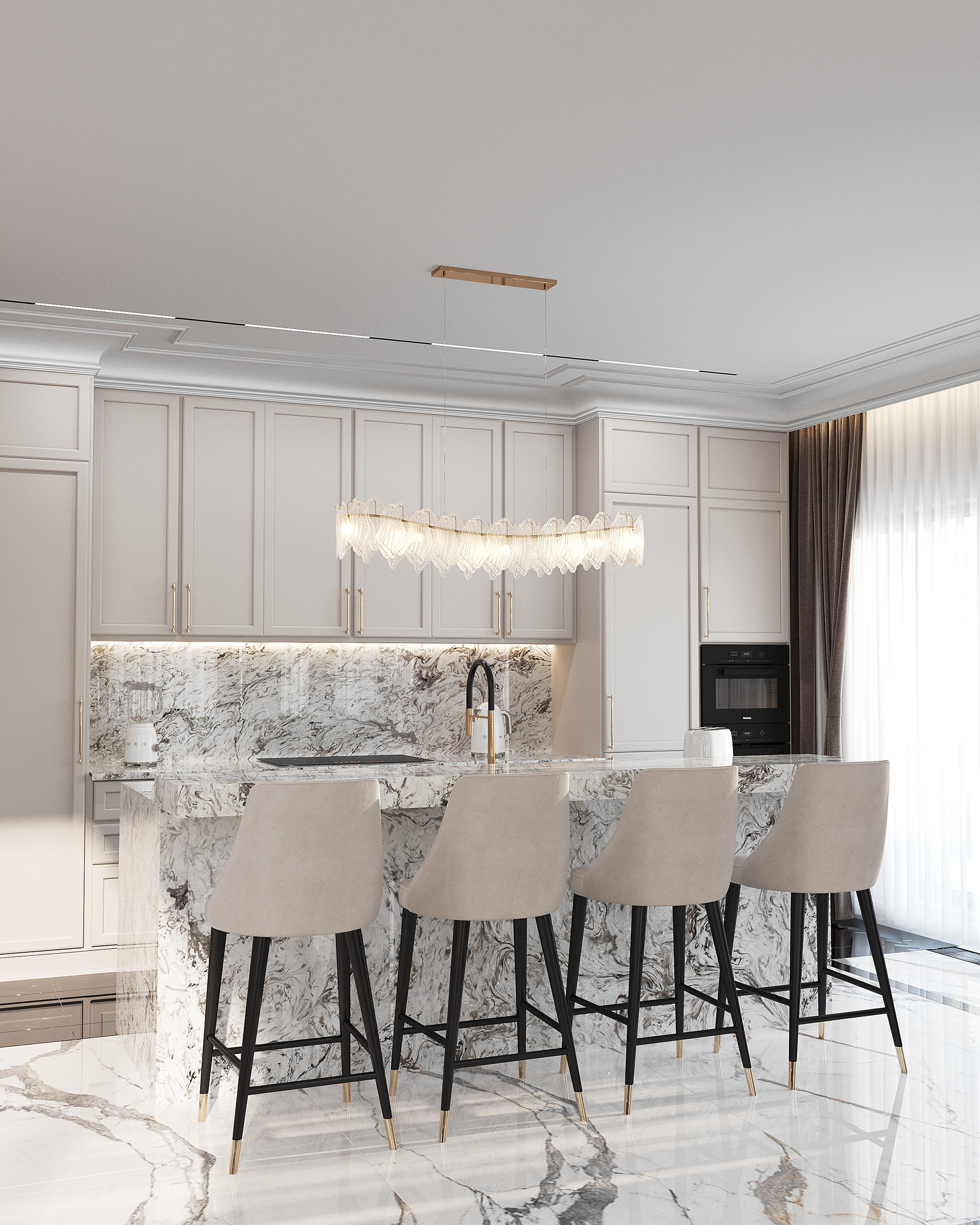 雅罗斯拉夫尔新古典主义别墅丨俄罗斯莫斯科丨WHITE SKILL STUDIO-18