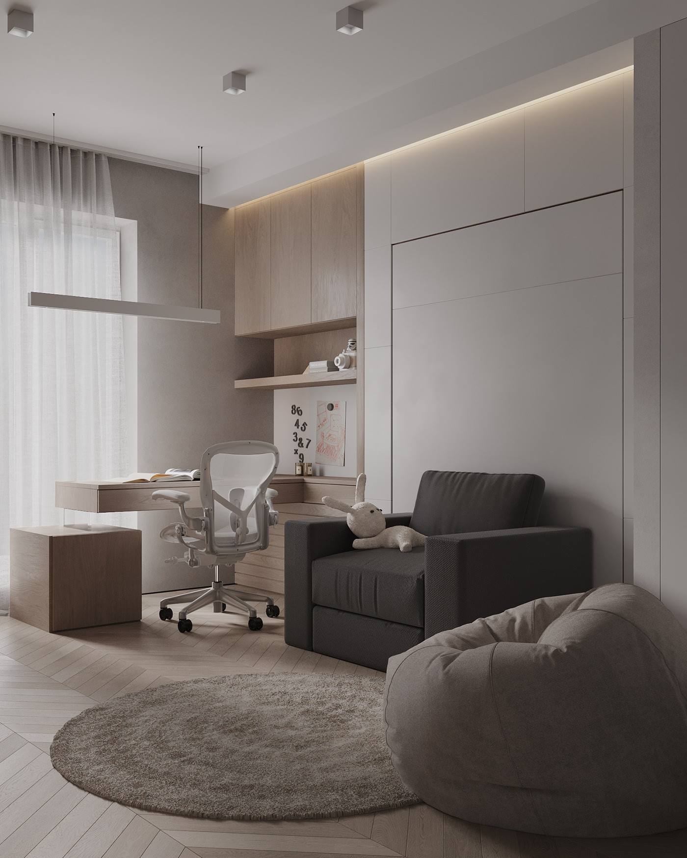 深色系小空间公寓设计-16