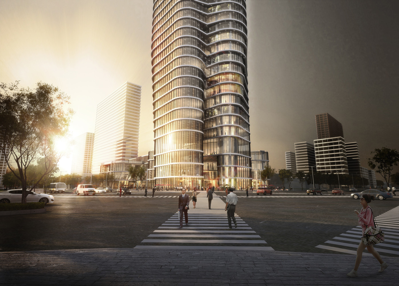 Urban Systems Offices Bundle Tower Reimagines the Bank of China-20