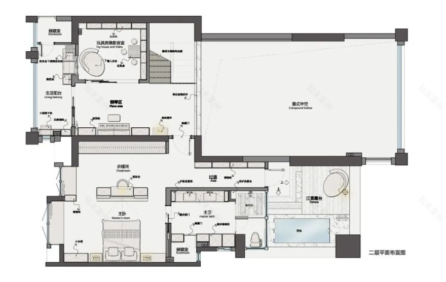 减法加一 · 极简主义顶层复式设计丨中国揭阳丨大泽建筑设计-47