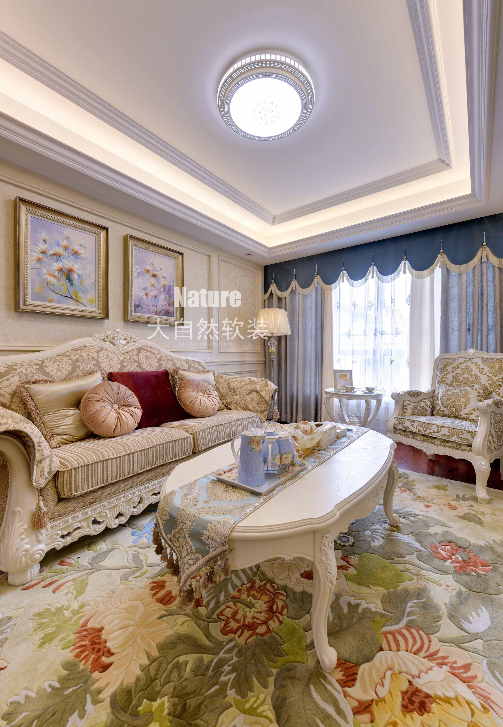 阳光威尼斯简欧风，色彩与空间的完美融合-22