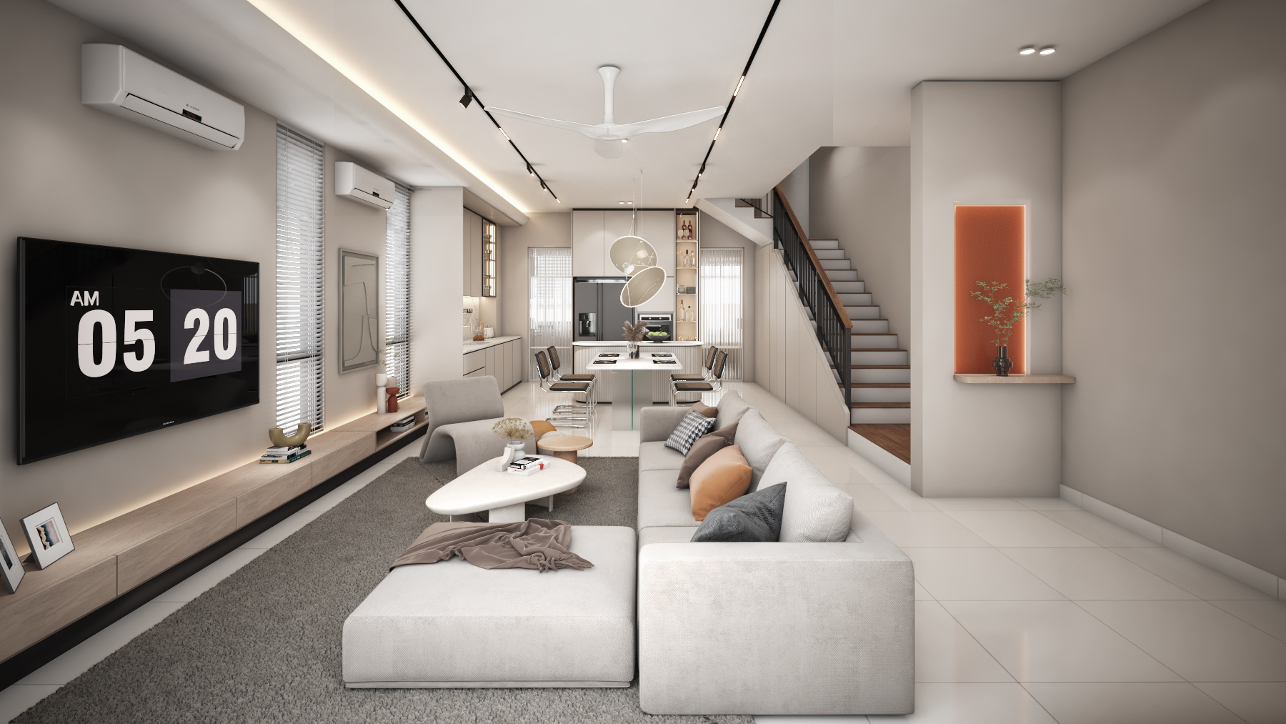 蒲种传奇公寓 2丨马来西亚雪兰莪丨Cream Minimalist-7