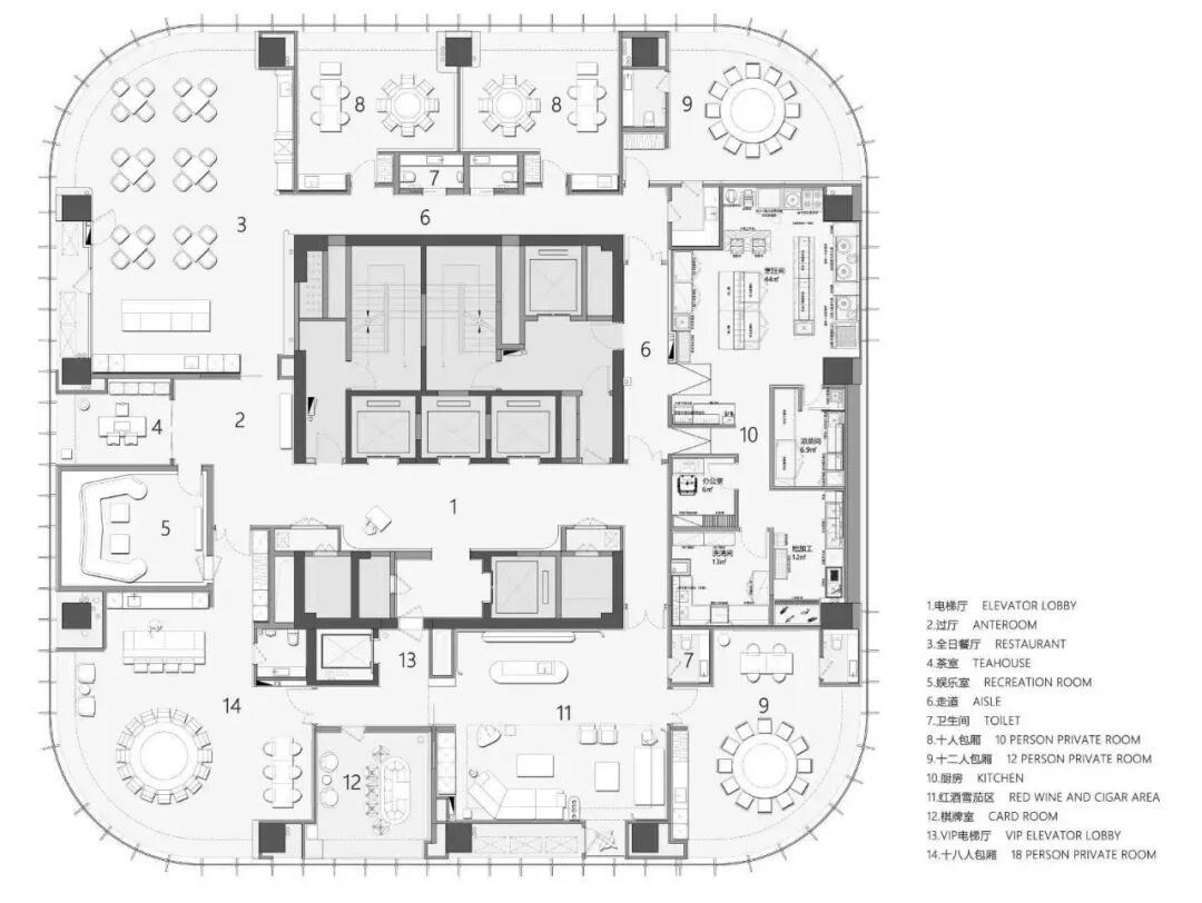 望廷美麒麟会所丨中国杭州丨LONGTERM DESIGN 珑腾设计-70