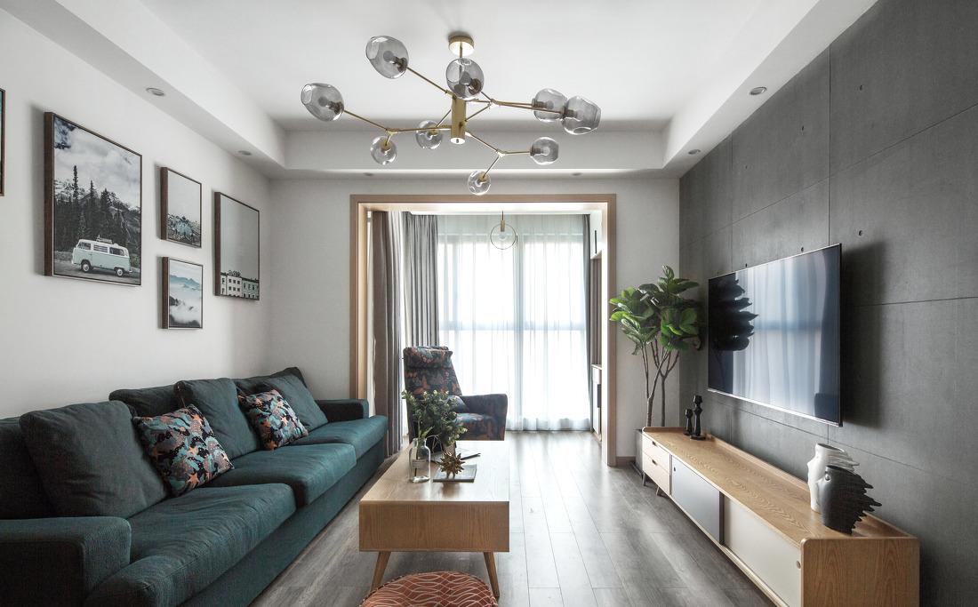 如懿设计丨北欧风平层丛林秘语-4