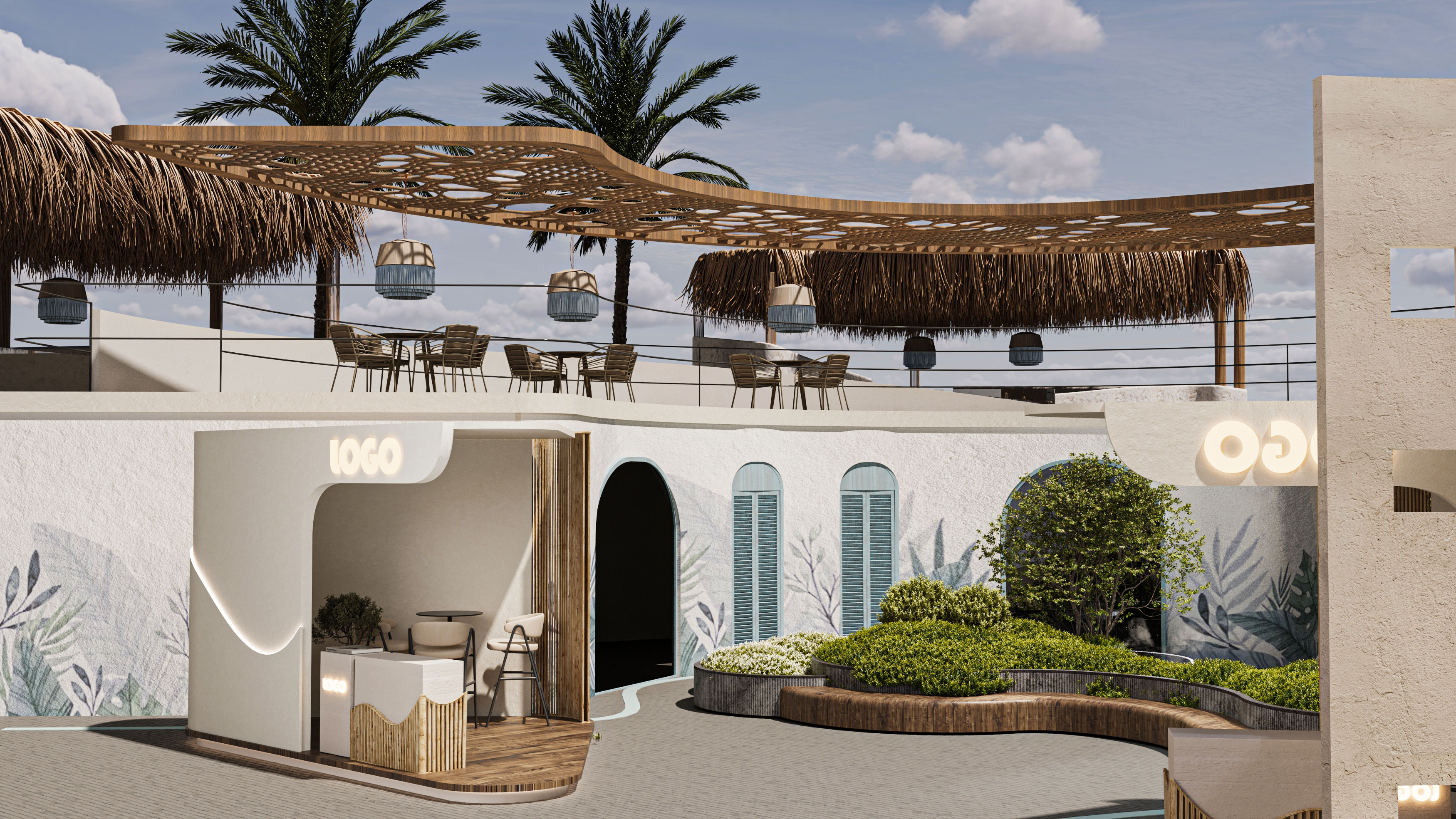 餐厅外立面丨埃及丨Nada Yassin-9